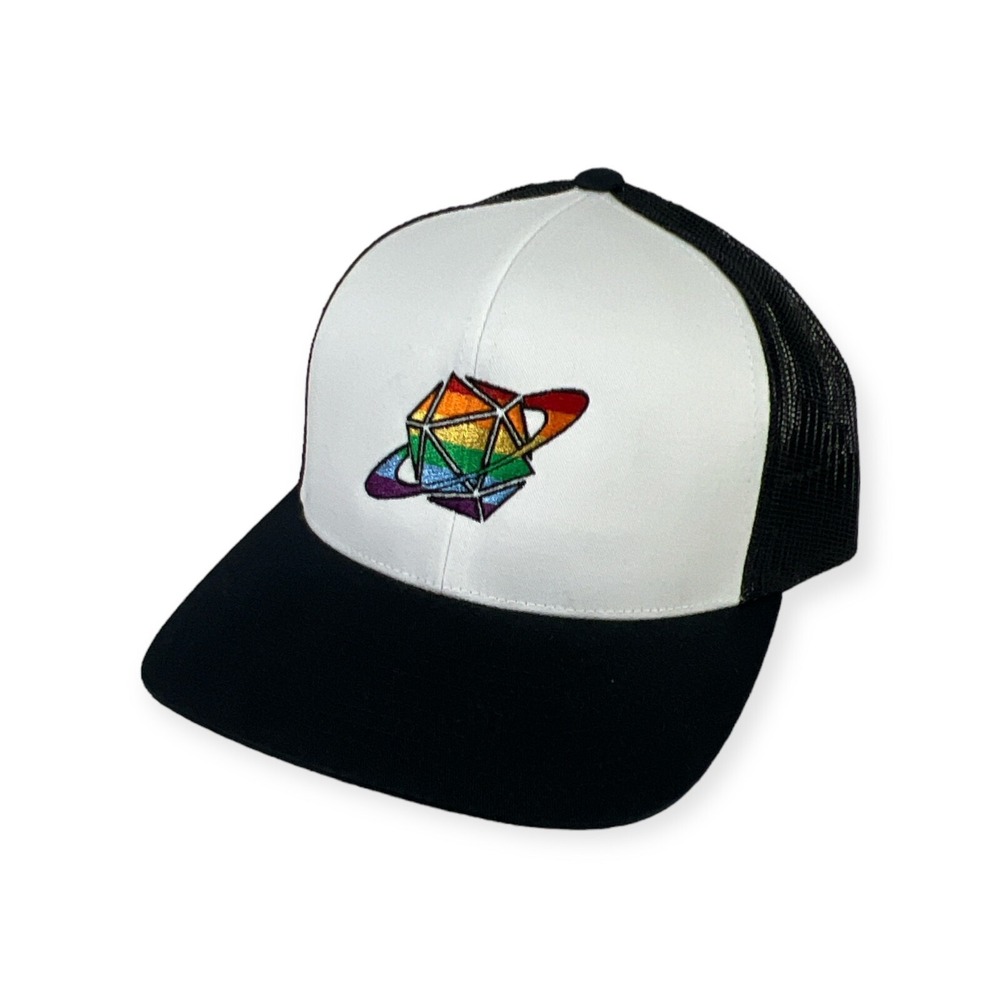 Glass Cannon Network Trucker Hat Mesh Pride Snapback LGBTQ Pride Unisex